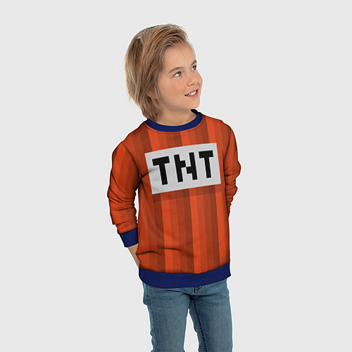 Детский свитшот TNT / 3D-Синий – фото 3