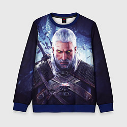 Свитшот детский THE WITCHER GERALT OF RIVIA, цвет: 3D-синий