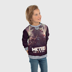 Свитшот детский MERTO 2033 ПРОТИВОГАЗ, цвет: 3D-меланж — фото 2
