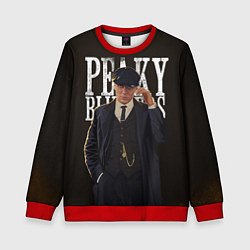 Свитшот детский Томас Шелби лидер ОК, цвет: 3D-красный