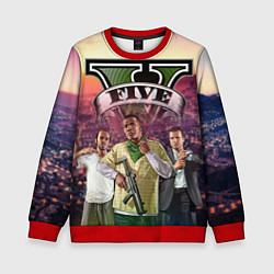 Свитшот детский GTA V TEAM FOREVER AND EVER, цвет: 3D-красный