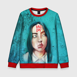 Свитшот детский BAD GUY BILLIE EILISH Z, цвет: 3D-красный