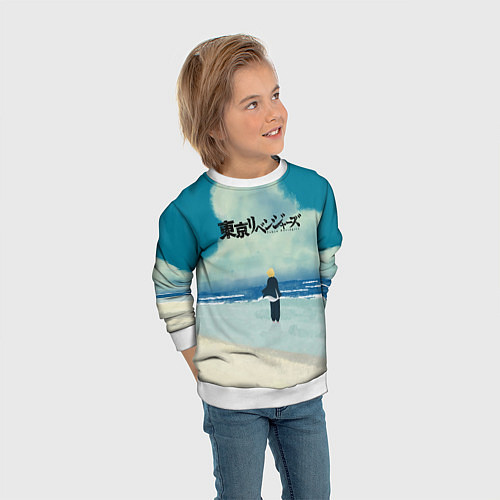 Детский свитшот МАЙКИ В ОДИНОЧЕСТВЕ / 3D-Белый – фото 3