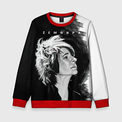 Свитшот детский Zемфира Зефира, цвет: 3D-красный