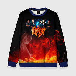 Свитшот детский Ария в огне, цвет: 3D-синий