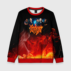 Свитшот детский Ария в огне, цвет: 3D-красный