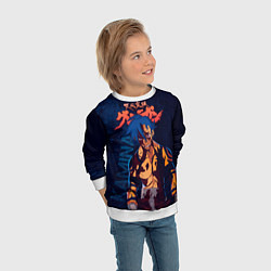 Свитшот детский Камина Гуррен Лаганн, цвет: 3D-белый — фото 2