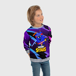 Свитшот детский Ash Brawl Stars Эш, цвет: 3D-меланж — фото 2