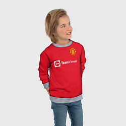 Свитшот детский Роналду Манчестер Юнайтед, цвет: 3D-меланж — фото 2
