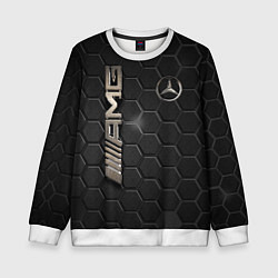 Свитшот детский MERCEDES LOGO BRONZE, цвет: 3D-белый