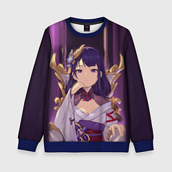 Свитшот детский БААЛ BAAL ГЕНШИН, цвет: 3D-синий