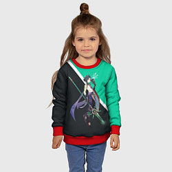 Свитшот детский XIAO СЯО ГЕНШИН, цвет: 3D-красный — фото 2