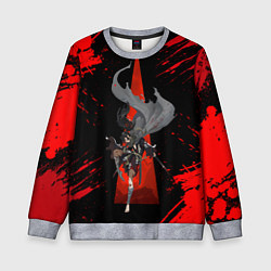 Свитшот детский Хяккимару Dororo Дороро спина Z, цвет: 3D-меланж
