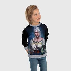Свитшот детский Ciri, цвет: 3D-меланж — фото 2