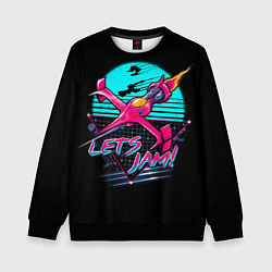 Свитшот детский Cowboy Bebop, Lets Jam, цвет: 3D-черный