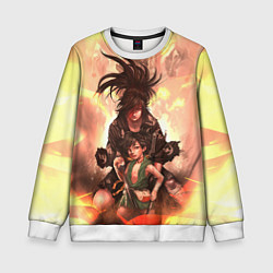 Свитшот детский Хяккимару Такебо Дороро Z, цвет: 3D-белый