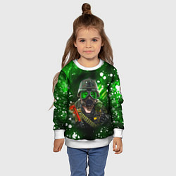 Свитшот детский Opposing Force Адриан Шепард спина Z, цвет: 3D-белый — фото 2