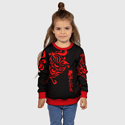 Свитшот детский КАЗУТОРА ХАНЕМИЯ ВАЛЬХАЛЛА, цвет: 3D-красный — фото 2