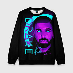 Свитшот детский Drake, цвет: 3D-черный