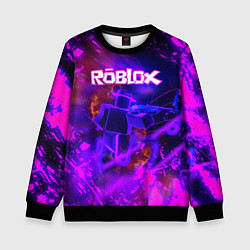 Свитшот детский MUSIC ROBLOX РОБЛОКС Z, цвет: 3D-черный
