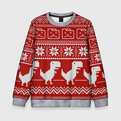 Детский свитшот Новогодний гугл