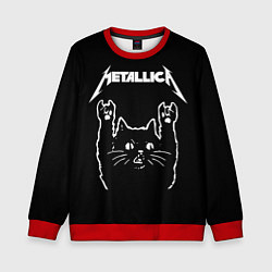 Свитшот детский METALLICA МЕТАЛЛИКА, цвет: 3D-красный