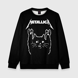 Свитшот детский METALLICA МЕТАЛЛИКА, цвет: 3D-черный