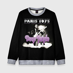 Свитшот детский Deep Purple - Paris 1975, цвет: 3D-меланж