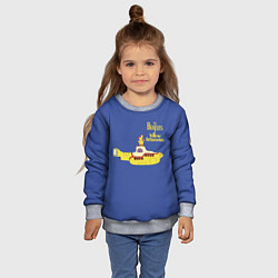 Свитшот детский Субмарина Битлов, цвет: 3D-меланж — фото 2