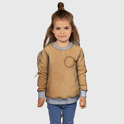 Свитшот детский Круг Игра в кальмара, цвет: 3D-меланж — фото 2