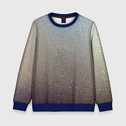 Свитшот детский Металликскин, цвет: 3D-синий