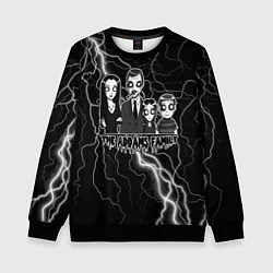 Свитшот детский Addams family Семейка Аддамс, цвет: 3D-черный