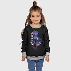 Свитшот детский Джоске Хигашиката Джо Джо, цвет: 3D-меланж — фото 2