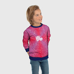 Свитшот детский Грузовик на фоне АПВ 8 2 5 3, цвет: 3D-синий — фото 2