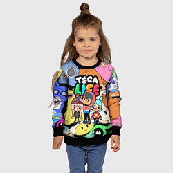 Свитшот детский Toca Life: Heroes, цвет: 3D-черный — фото 2