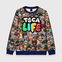 Свитшот детский Toca Life, цвет: 3D-синий