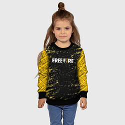 Свитшот детский Garena free fire,, цвет: 3D-черный — фото 2