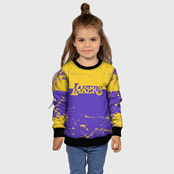 Свитшот детский Kobe Bryant - Los Angeles Lakers - NBA, цвет: 3D-черный — фото 2