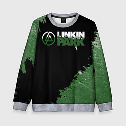 Свитшот детский Линкин Парк в стиле Гранж Linkin Park, цвет: 3D-меланж