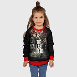 Свитшот детский THE LAST OF US ЩЕЛКУНЫ, цвет: 3D-красный — фото 2