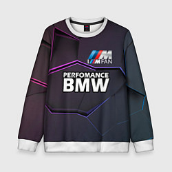 Свитшот детский BMW Perfomance, цвет: 3D-белый