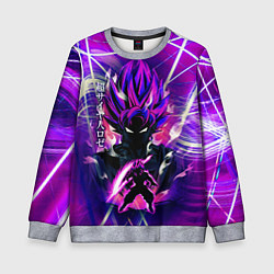 Детский свитшот Гоку Блек Anime Dragon Ball Super Saiyan
