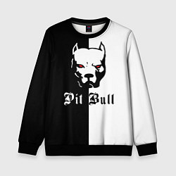Свитшот детский Pit Bull боец, цвет: 3D-черный