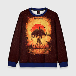 Свитшот детский K aЛюбимый Моровинд, цвет: 3D-синий