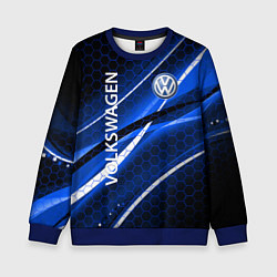 Свитшот детский VOLKSWAGEN LOGO SPORT, цвет: 3D-синий