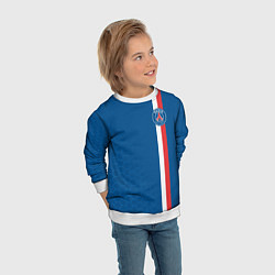 Свитшот детский PSG SPORT STRIPES UNIFORM, цвет: 3D-белый — фото 2