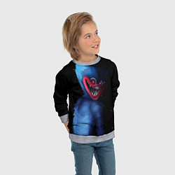 Свитшот детский Poppy Playtime, цвет: 3D-меланж — фото 2