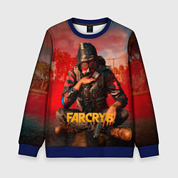 Свитшот детский Far Cry 6 - Повстанец, цвет: 3D-синий
