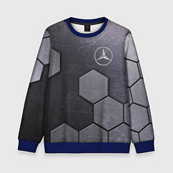 Свитшот детский Mercedes-Benz vanguard pattern, цвет: 3D-синий