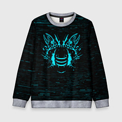 Свитшот детский DEAD SPACE АЙЗЕК КЛАРК НЕОН МЁРТВЫЙ КОСМОС, цвет: 3D-меланж